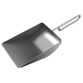 Pá Limpeza Churrasqueira Giragrill - Aço Zincado - 35x13cm
