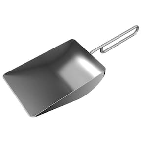Pá Limpeza Churrasqueira Giragrill - Aço Zincado - 35x13cm