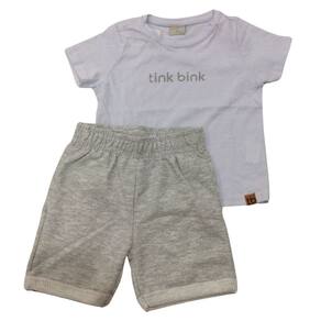 Conjunto Infantil Masc Reveillon Tink Bink Branco 1 2 3