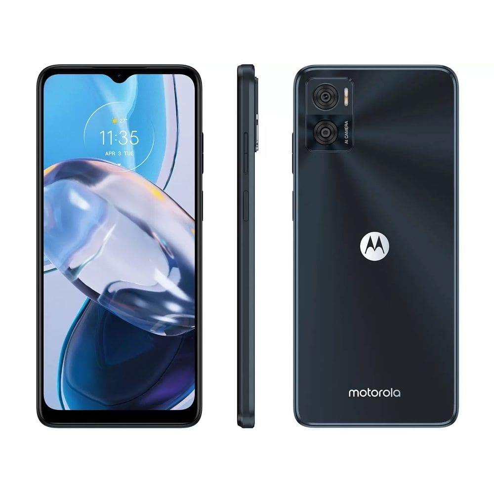 Usado: Motorola E22 64 GB Preto - Regular