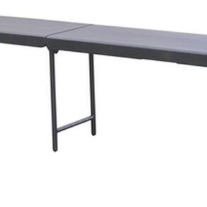 Banco Portatil Dobravel Vira Maleta Camping 180cm - Black