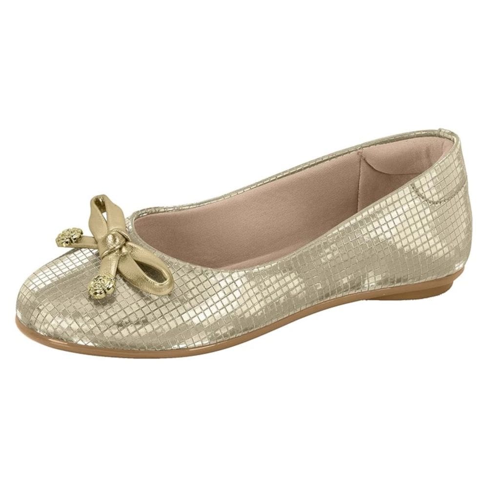 Sapatilha Infantil Menina Conforto Metalizada Molekinha