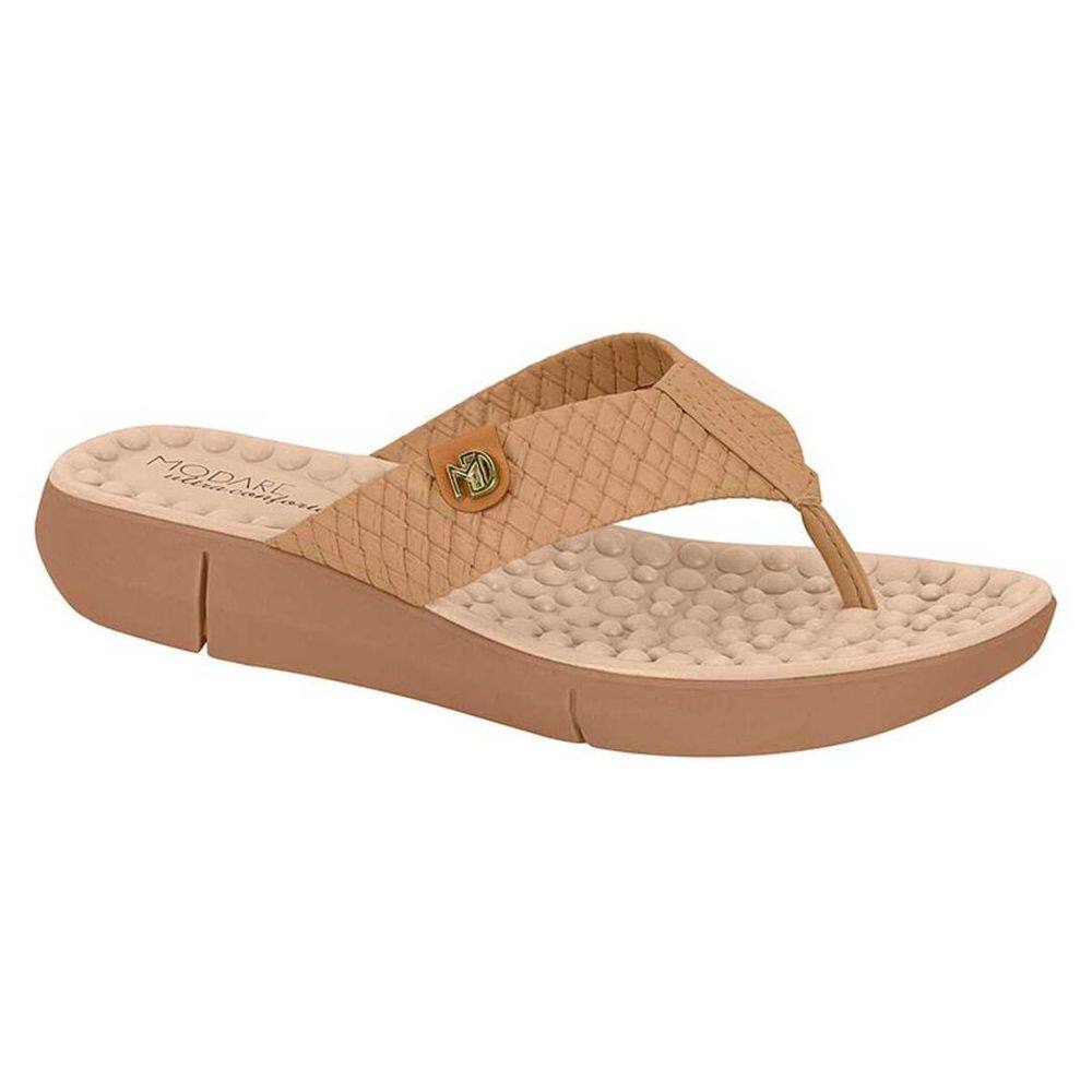 Chinelo Feminino Modare Stresse  Alba - 34 - Bege Claro