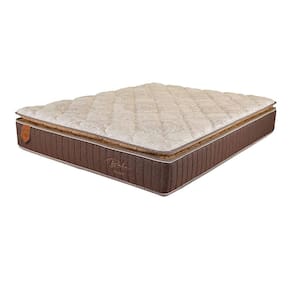 Colchão Viúva 128X188X28 Prorelax Bali Molas Ensacadas Pillow Top Turn Free - Marrom