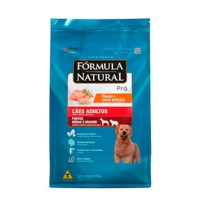 Ração Fórmula Natural Pró Cães Adultos Raças Médias e Grandes 15Kg