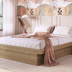 Cama Casal Queen Box Baú 160 Bogotá Mel