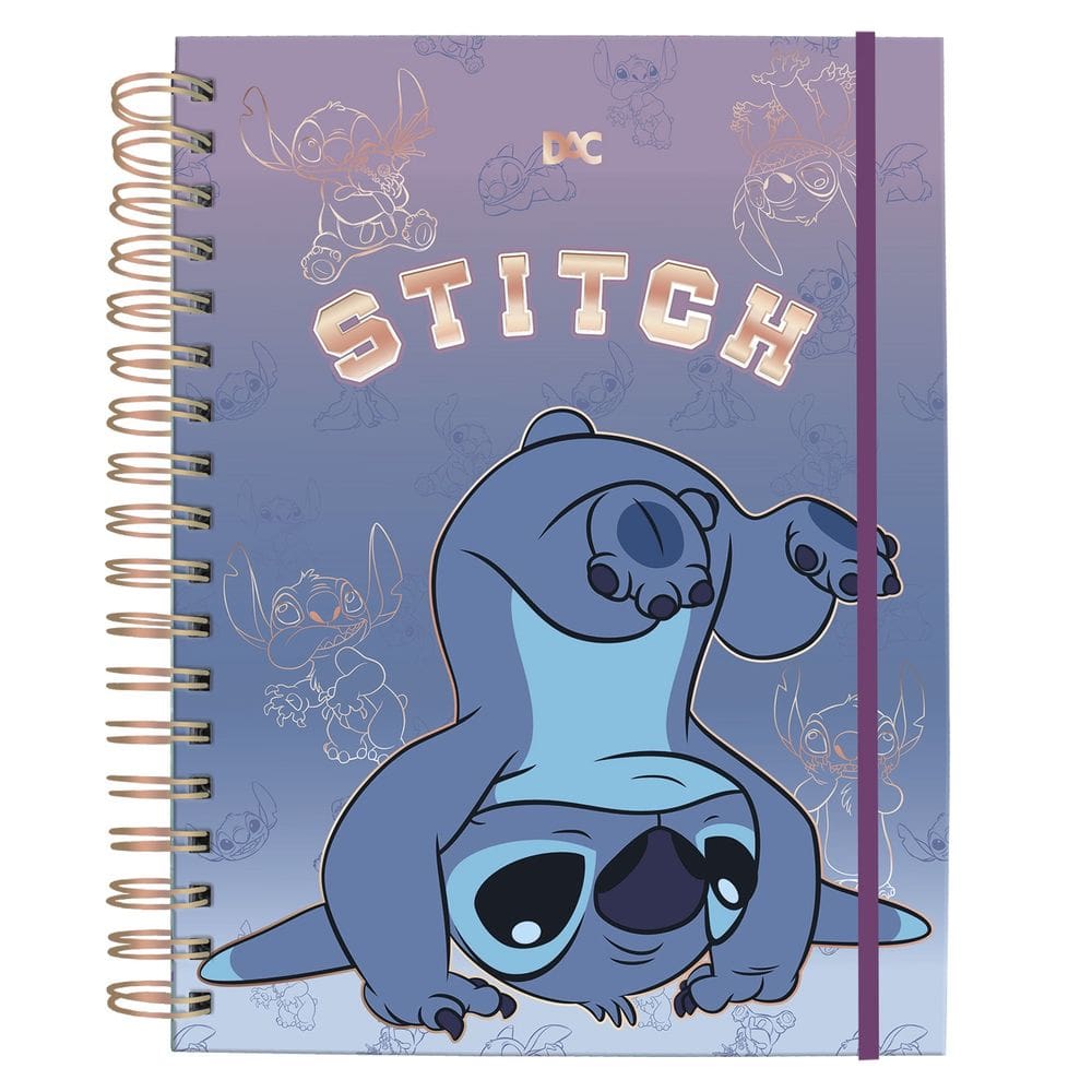 Caderno SMART Universitario STITCH 80 Folhas - DAC -4512