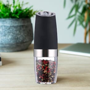 Triturador Elétrico De Temperos Para Sal Pimenta E Café