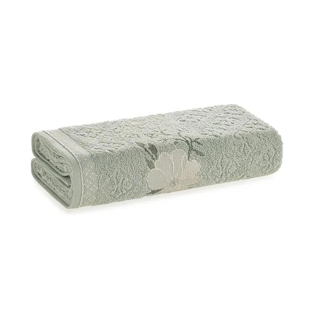 Toalha De Banho Em Algodão Yuna - Karsten Matcha / Perola