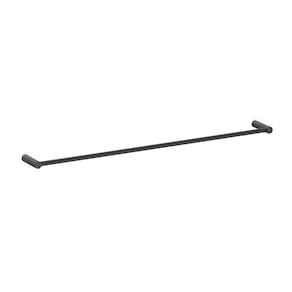 Kit com 3 Toalheiro de Barra 600mm Flow Design Elegante Preto Matte