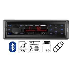 Som Automotivo Rádio Roadstar Rs-2604br Usb Bluetooth Sd