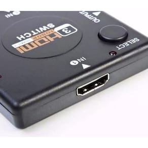 Switch Hdmi Hub Full Hd Adaptador Divisor 3 Portas E 1 Saída