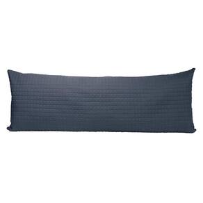 Porta-Travesseiro Plaza 40Cm X 130Cm Azul Petróleo