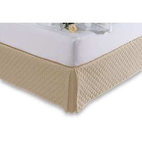 Saia Cama Box Queen Matelasse Ultrassonico Forro E Babado