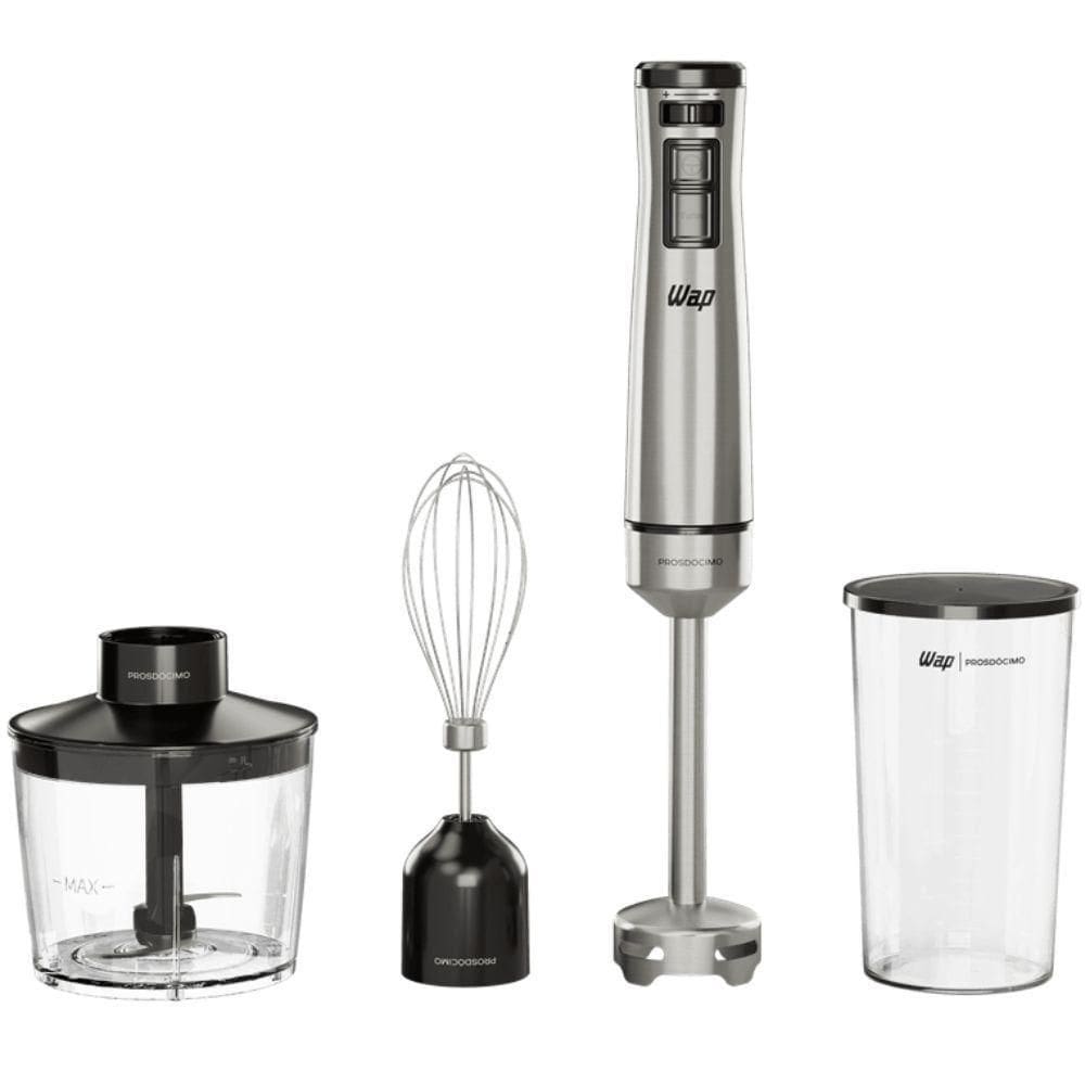 Mixer Elétrico 3 Em 1 Wap Turbo 1000W Processador E Batedor