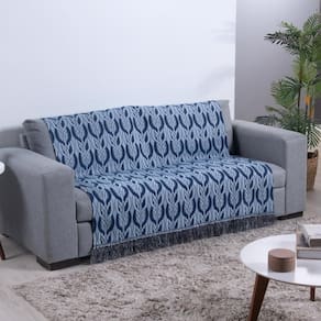 Xale Para Sofá Com Franja Luxor 1 Peça 2,10M X 1,35M