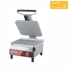 Sanduicheira Elétrica Simples Estriada SASE Croydon 220V