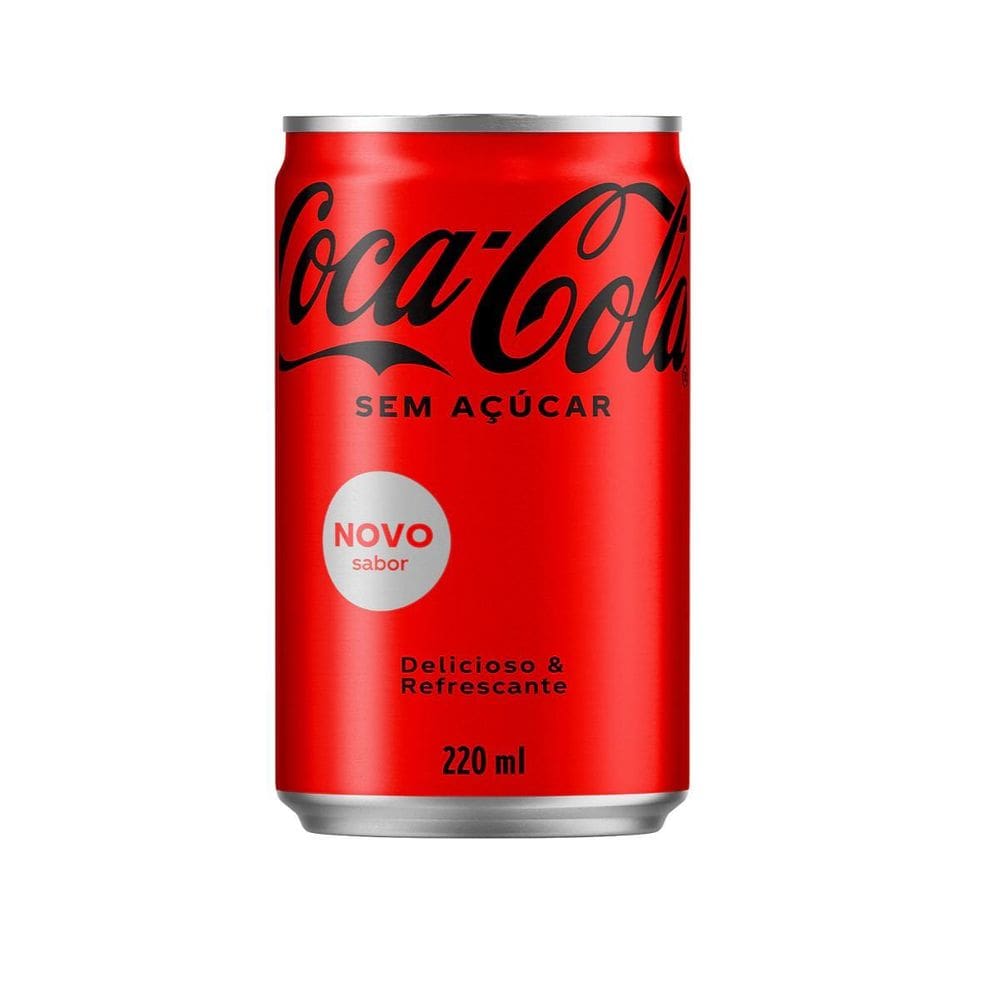 Coca Cola Lata 220Ml Sem Açúcar