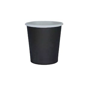 Copo De Papel Parede Dupla Biodegradável Preto Billa 240Ml -