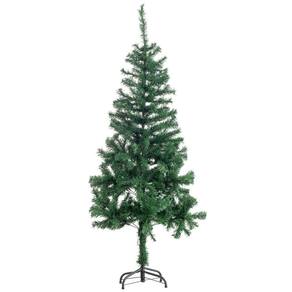 Árvore de Natal Pinheiro Verde Prime Tradicional 300 Galhos 1,50m Pés de Ferro - Bela Flor