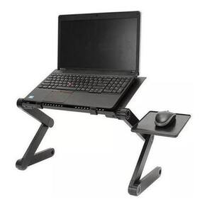 Mesa Notebook Multifuncional Alumínio Com Cooler T8