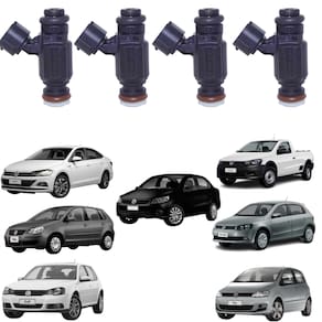4 Bico Injetores Fox Gol Golf Polo Saveiro Virtus Voyage 1.6