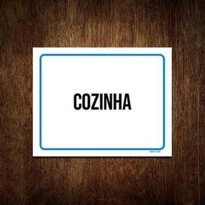 Kit 10 Placas Ambiente Sinalização Setor Cozinha