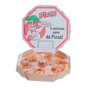 Kit C/ 06 Pcts. De Emb. Oitav. P/ Pizza N. 30 C/ 25 Un. Timbrada