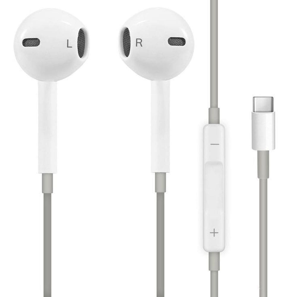 Fone De Ouvido Com Entrada Type C Com Controle E Microfone