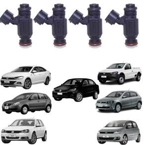 4 Bico Injetores Fox Gol Golf Polo Saveiro Virtus Voyage 1.6