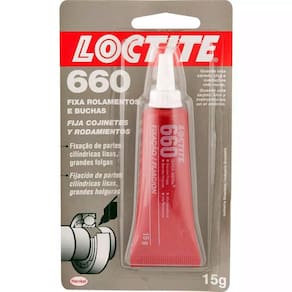 Adesivo Loctite 660 Trava Roscas Alto Torque Cinza 15g