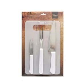 Jogo Conjunto Facas Churrasco Cozinha Legumes Garfo Tábua