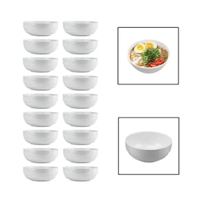 Kit 18 Tigelas Bowl 700Ml Melamina Cumbuca Caldo Sopa Salada