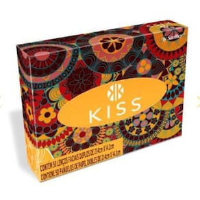 Lenço De Papel Kiss Caixa Com 50 Folhas
