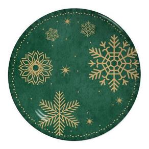 Conjunto Com 6 Pratos Raso Coup Christmas Flake 29Cm