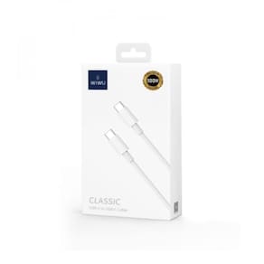Cabo Classic Usb-C X Usb-C Branco 100W Wiwu
