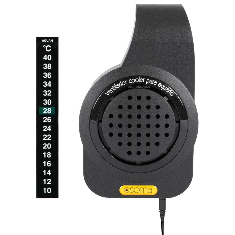 Ventilador Cooler Resfriar Resfriamento Água Aquário Bivolt