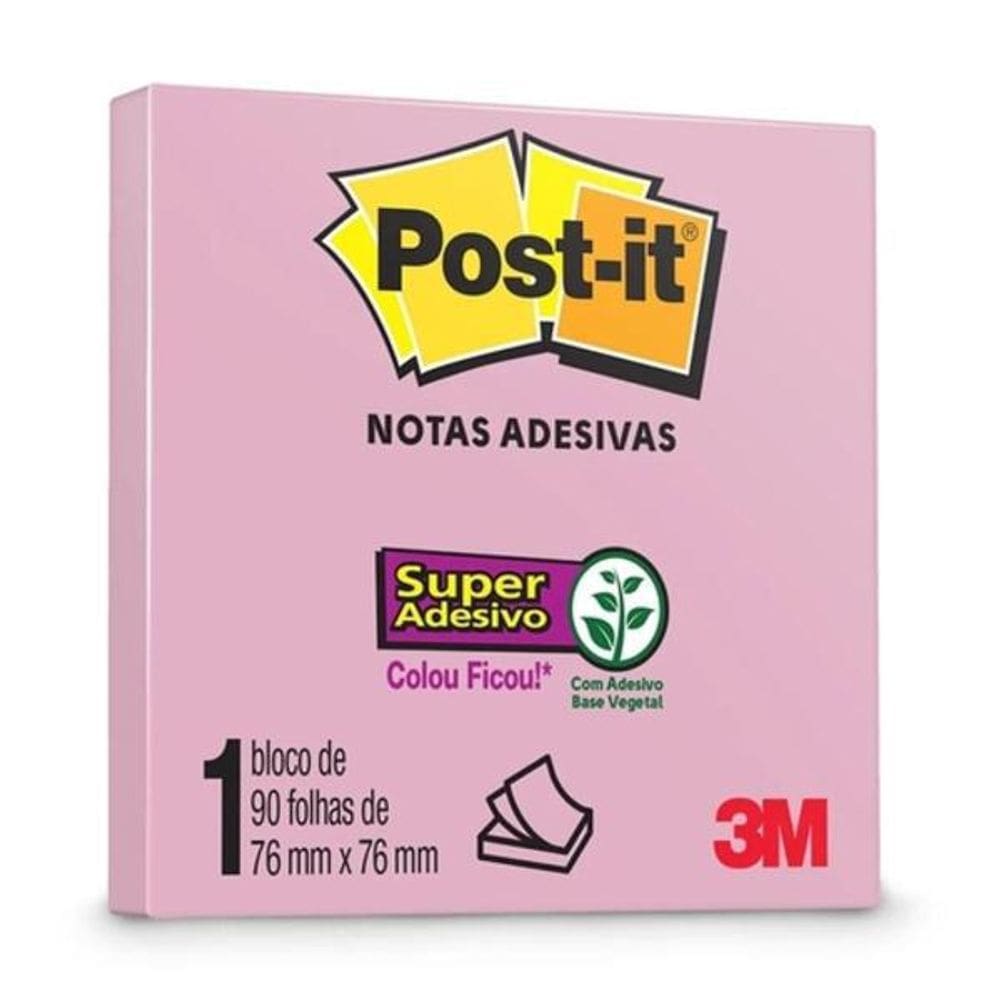 Notas Adesivas Rosa Milênio