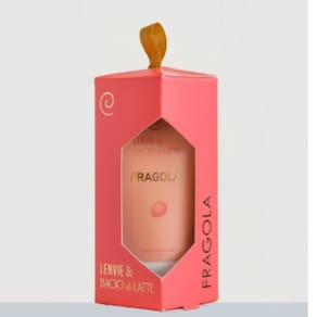 Creme para as Mãos Bacio di Latte Fragola - 30g Lenvie Ediçao Especial