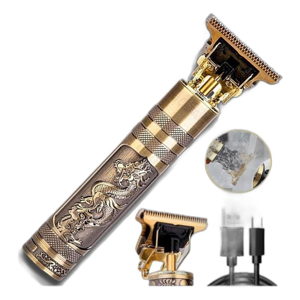 Maquina de Cortar Cabelo Barba Dragão Buda USB
