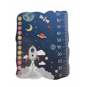Tapete Retangular para Mesversário 78cm x 1m Foguete Kapazi