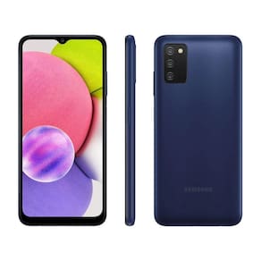Usado: Samsung A03s 64 GB Azul - Muito Bom