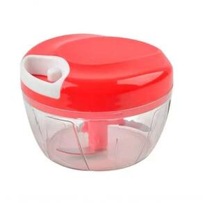 Triturador Manual De Alimentos 500ml vermelho