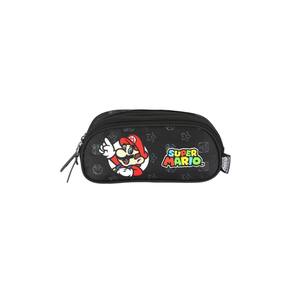 Estojo Escolar Juvenil Super Mario Et47573 - Preto