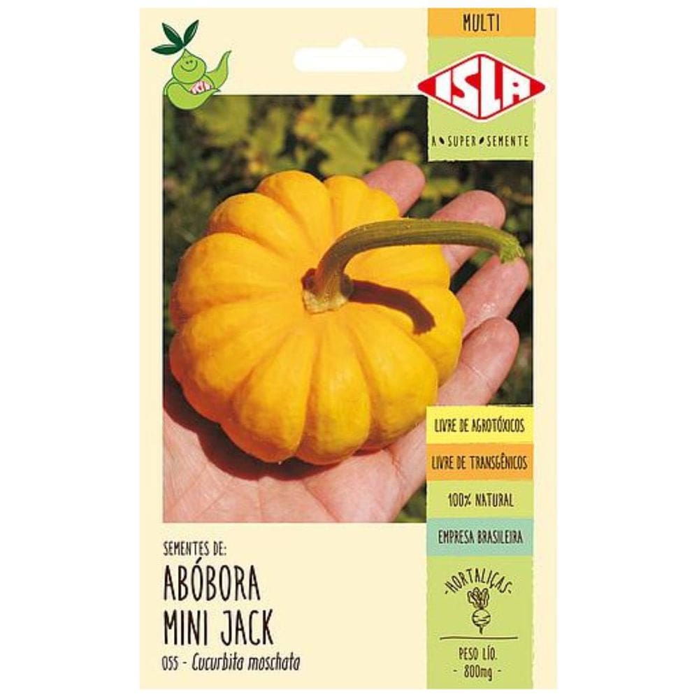 Sementes de Abóbora Mini Jack ISLA