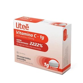 Vitamina C Super Concentrado 1G 30 Caps - Litee