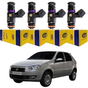4 Bicos Injetores Fiat Palio 1.4 Flex Evo 2006 A 2010 Ipe055