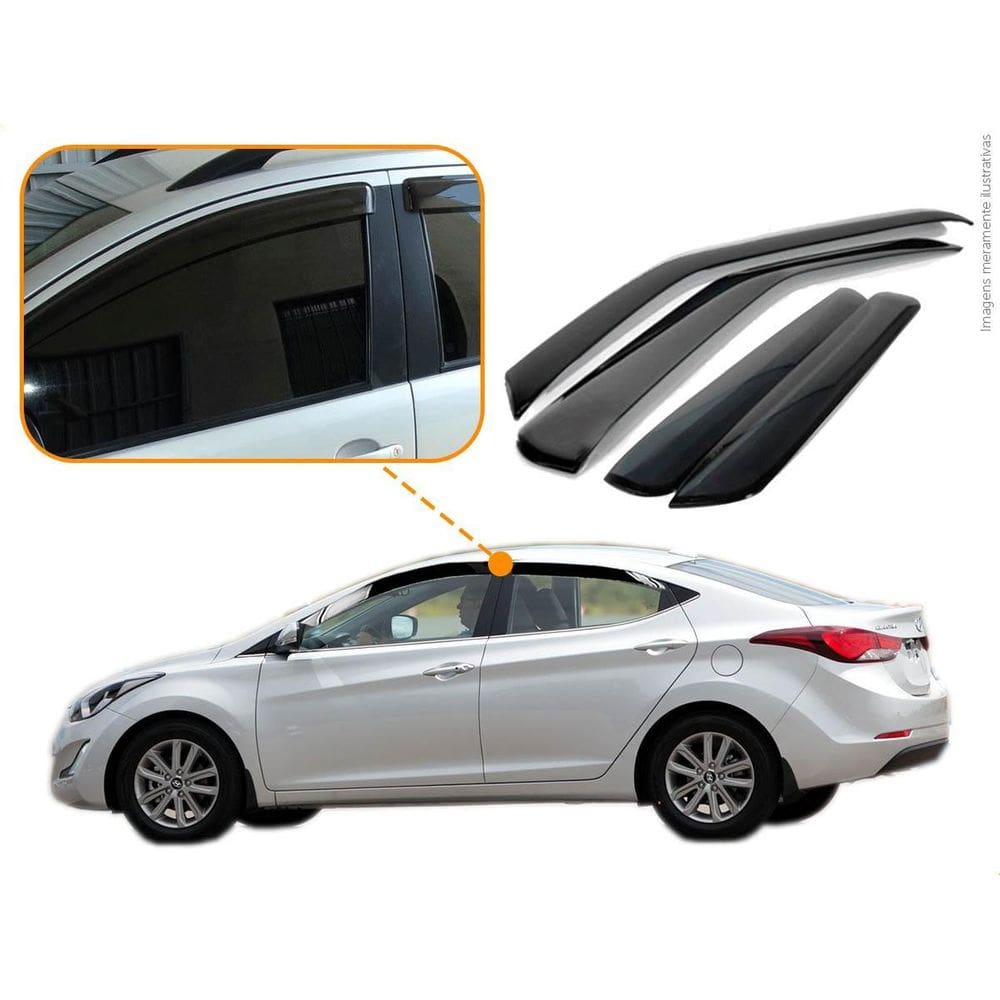 Calha De Chuva Ecoflex Elantra 2017