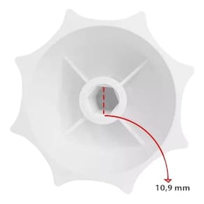 Cone Espremedor Industrial 1/2 Vitori/Lucre/Zerluz 10 Peças