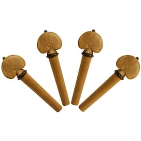 Kit De Cravelhas Em Boxwood Modelo Coração Para Viola